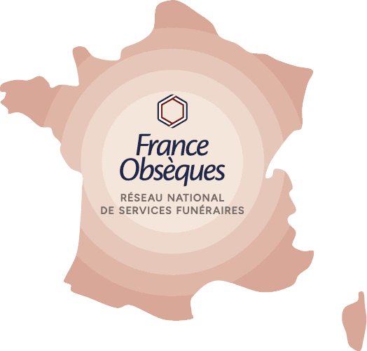 Carte du réseau national France Obsèques